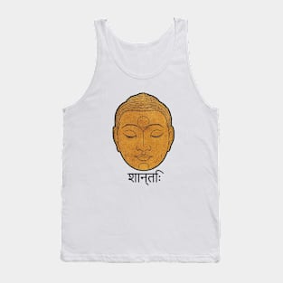 Buddha Sanskrit Peace Tank Top